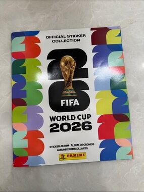 Panini World Cup 2026 Sticker Album - White with Multicolor Accents